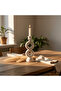 Elegant White Ceramic Candle Holder for Modern Home & Office Décor – 23 cm - 3