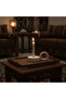 Minimalist Round White Ceramic Candle Holder with Handle for Modern Home Decoration – 8 cm - 3