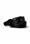 Premium Edge-Stitched Classic Belt - 3.5 cm - Black, Patent Leather & Brown Color Options - Unisex 100-135 cm Adjustable Belt - 2