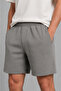 Regular-Fit, Cotton, Comfortable Fit, Knee-Length, Internal Lacing, Embroidery Detail, Basic, Knitted Shorts 311 - 4