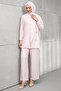 Powder Buttoned Tunic and Trousers Set - 3