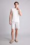 New Regular Fit Sleeveless T-Shirt and Above-The-Knee Shorts 2-Piece Set H5183Ax26Sp - 2