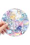 50pcs Dreamy Bubble Colorful Little Fresh Stickers Transparent PET Stickers for Phone Laptop Note... - 4