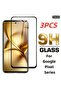 Google Pixel 10a 3 قطع من الزجاج المقسى 3 قطع واقي شاشة كامل من الزجاج المقسى 9H لهاتف Google Pixel - 7