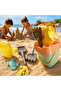 6 Piece Large Size Beach Bucket Set Beach Sea Bucket Castle Play Set