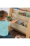 14221 Kids Sling Wooden Bookshelf, Children's Bedroom Furniture, Bookcase Display and Storage Rack, Natural Colours - 3