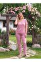 Battal Bowknot Short Sleeve Pajama Set