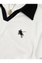 Women's Polo Collar Embroidery Detailed Camisole Slim Fit T-Shirt - 5