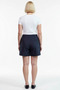 Women's Plus Size Shorts Skirt Mini High Waist Striped Woven Fabric Spring Autumn Regular Cut - 5