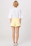 Women's Knitted Shorts Bermuda Regular Waist Wide Leg Plain Pattern Three Yarns Combed Cotton Woven Modern - 5