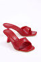 Women's Heeled Slippers Stylish Summer Sandals Thin Heel - 5