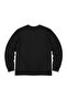 Men's Large Size Black Cotton Printed Long Sleeve T-Shirt 5Xl-6Xl-7Xl-8Xl - 5