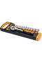 12 Piece 1/2 Inch Drive Ratchet and Socket Set Chrome Vanadium Steel Fastening Tool Kit - 5