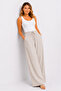 Women's Plus Size Stone Elastic High Waist Relaxed Fit Pocket Pants 65N39512 - 4