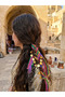 Authentic Hair Accessory, Coin Hair Braid, Regional Hair Tie, Ethnic Hair Accessory, Bohemian Hair Clip, Henna Hair Accessory, Coin Hair Band. - 2