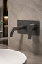 Anthracite Gray Built-In Sink Faucet Anthracite Modern Design Brass Material 5 Years Warranty - 3