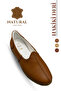 Genuine Leather Men's Shoes - Soft Sole Genuine Leather Shoes Tan - 7