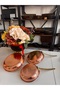 Copper Frying Pan with 3 Handles - 4