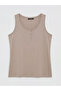 Güli̇s Gi̇yi̇m^New Season Brown U-Neck Women's Undershirt - 5