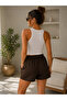 Women's Lace-Up Mini Sports Shorts - 2