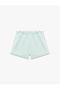 Elastic Waist Cotton Blended Basic Shorts