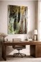 Ancient Textured Anthracite Flow Themed Decorative Tempered Glass Painting - Business, Home and School Painting - 3