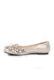 Gray Stone Embroidered Women's Ballerinas - 4