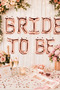 Bride to Be Rose Gold 16 Inch Letter Foil Balloon Set 40 cm Party Decor - 6