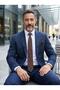 Men's a Quality Patterned Tie and Handkerchief Set - 7