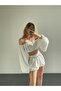 Santorini Gold Chain Detailed Shorts Set - 7