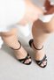 Vaghessa Nera Women's Shoes Cross-Strap Sandals - 2