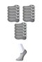 Glb-Stl41414 Gray Men's Invisible Socks 15 Pairs
