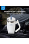 Temp Guard Vacuum Insulated Travel Mug – 180° Rotating Handle Tumbler, 24H Cold & 12H Hot, 950ml - White - 4