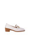 Women's Genuine Leather Thick Heeled Shoes