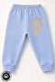 Unisex Baby Combed Cotton 100% Cotton Dream Printed 6-18 Months Cuffed Baby Pants 3-Piece Single Bottom - 3