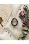 Bronze Vintage Women's Ring Authentic Copper Jewelry White Crystal Stone Oval Sultans Adjustable - 3
