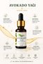 Avocado Oil 20 ml Cold Pressed Premium Aromatic Care Oil for Hair Skin Body Care and Massage - 4