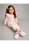 Set of 3 Organic Cotton Girls' Teddy Bear Patterned Booties Socks - Washable and Natural Cotton - 3