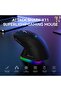 ماوس ألعاب لاسلكي خفيف الوزن X11 مع قاعدة شحن RGB، ثلاثي الأوضاع - 2.4G/USB-C سلكي/بلوتوث، 22 ألف نقطة في البوصة، مستشعر بصري PAW3311، مفتاح HUYU، 5 أزرار قابلة للبرمجة لأجهزة الكمبيوتر/ماك (أسود) - 2