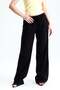 Black Tensel Washable Elastic Waist Pants - 6