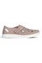 Edu 190 Nubuck Cream Velcro Men's Summer Sandals Shoes