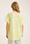 بلوزة كتان من الأمام - 5