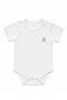 Unisex Short Sleeve Organic Snap Fastener Bodysuit - 2