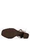 Women's Genuine Leather Stone Heeled Shoes - 4