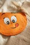 Zestie Orange Cheerful Orange Patterned Long Sleeve Liquid-Proof Baby Food and Activity Bib 6-24 a - 4