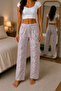 Women's Pajama Bottoms, Comfortable Cut, Soft Textured, Elastic, Daily Use