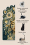 Sdt Women's Theme Patterned Modern Woven Base Decorative Carpet Sdt1474 - 5