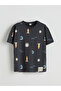 Boy's Gray Crew Neck T-Shirt