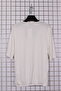 Women's Plus Size Lycra V-Neck Sequin Embroidered Short Sleeve Mom T-Shirt with Elastic Hem Combed Cotton Blouse - 3