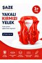 Red Children's Swimming Vest with Collar 50X47 cm Inflatable Vest with Adjustable Buckle for Ages 3+ - 4